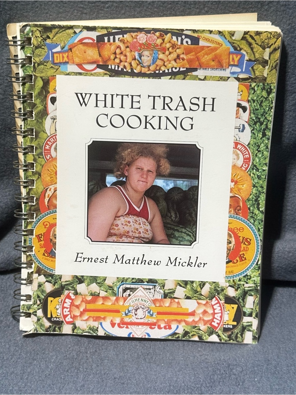 White Trash Cooking Cookbook by Ernest Matthew Mickler - Spiral-Bound